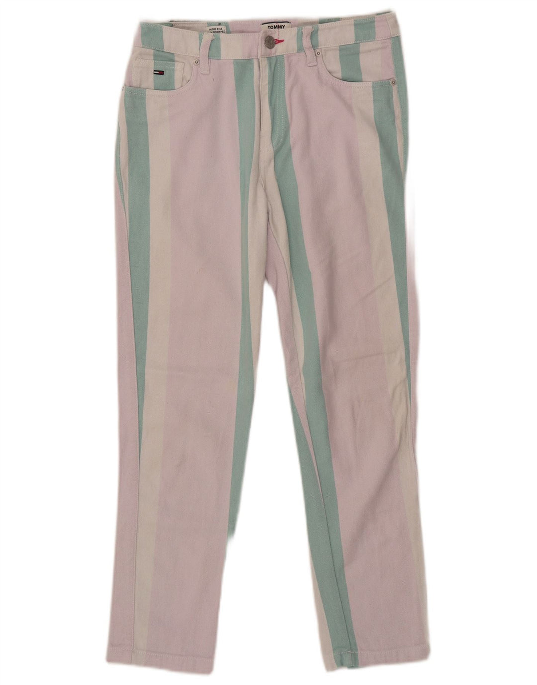 TOMMY HILFIGER Blugi tăiați cu talie înaltă Izzy pentru femei W26 L26 multicolori