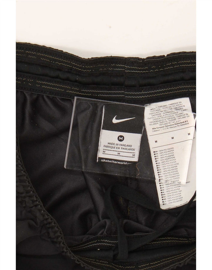 Pantaloni scurți sport grafic Nike pentru bărbați, poliester mediu negru
