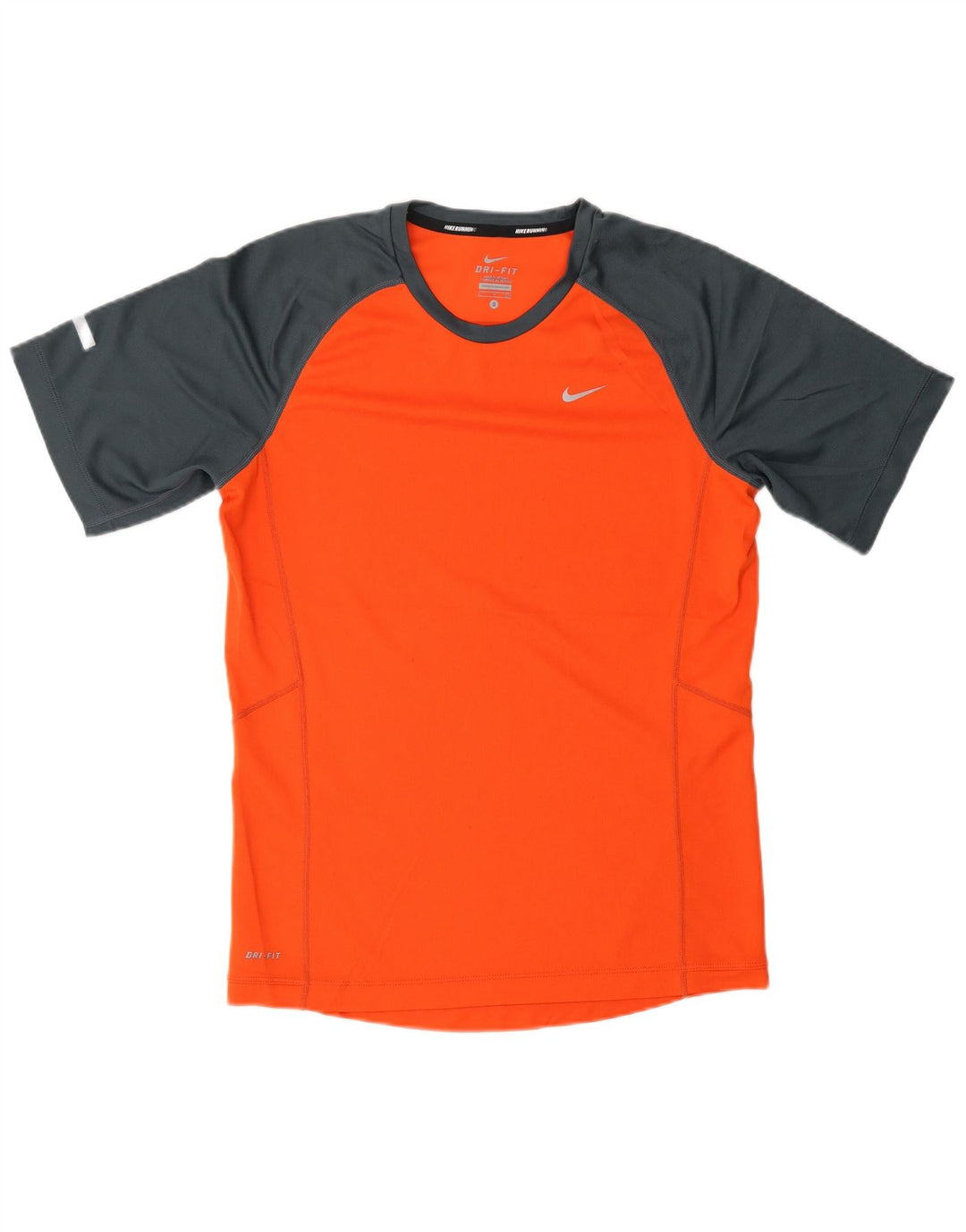 Tricou pentru bărbați NIKE Dri Fit Top mic portocaliu Colorblock