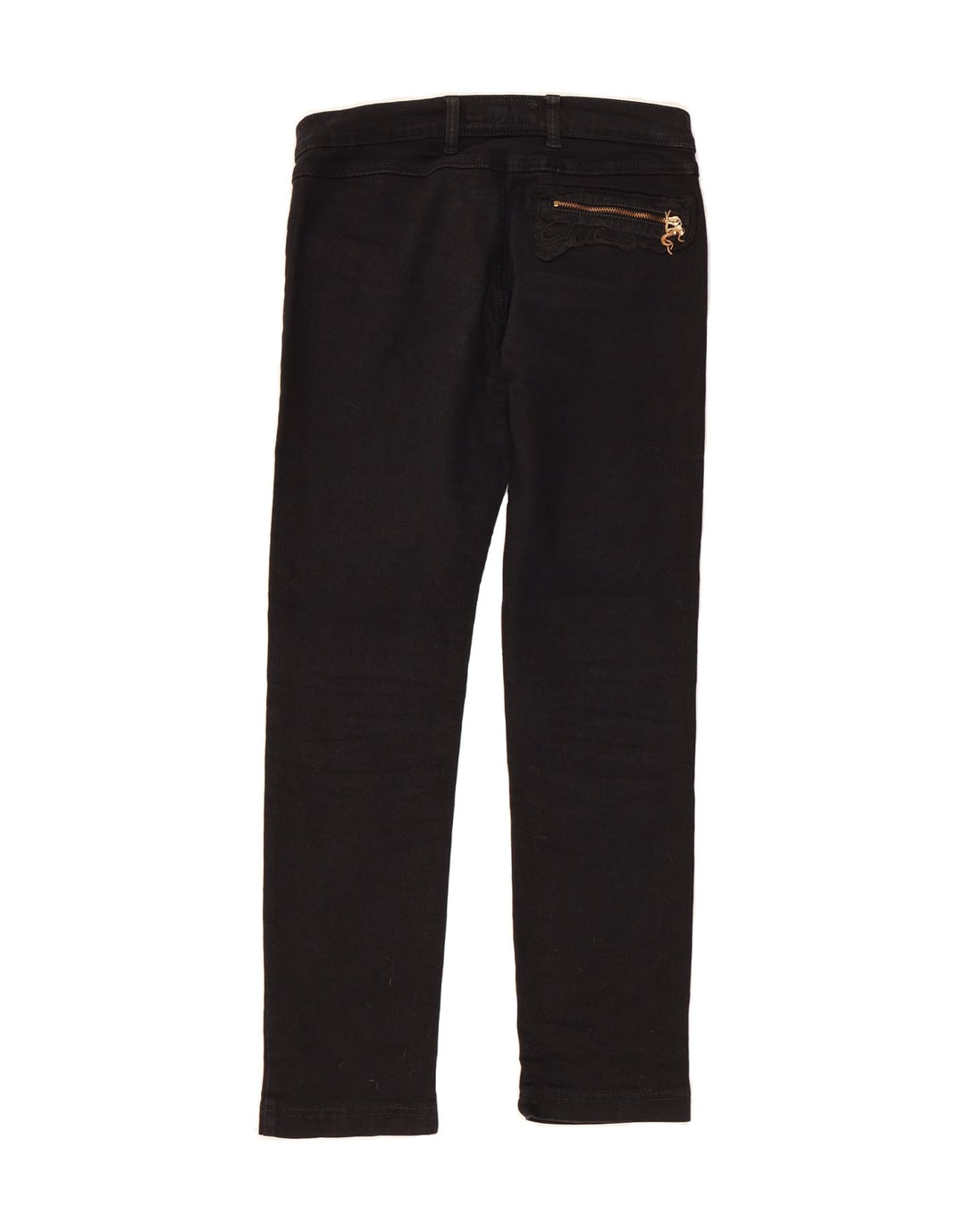 GUESS Womens Slim Jeans W28 L28 Black Cotton Vintage Guess and Second-Hand Guess from Messina Hembry 