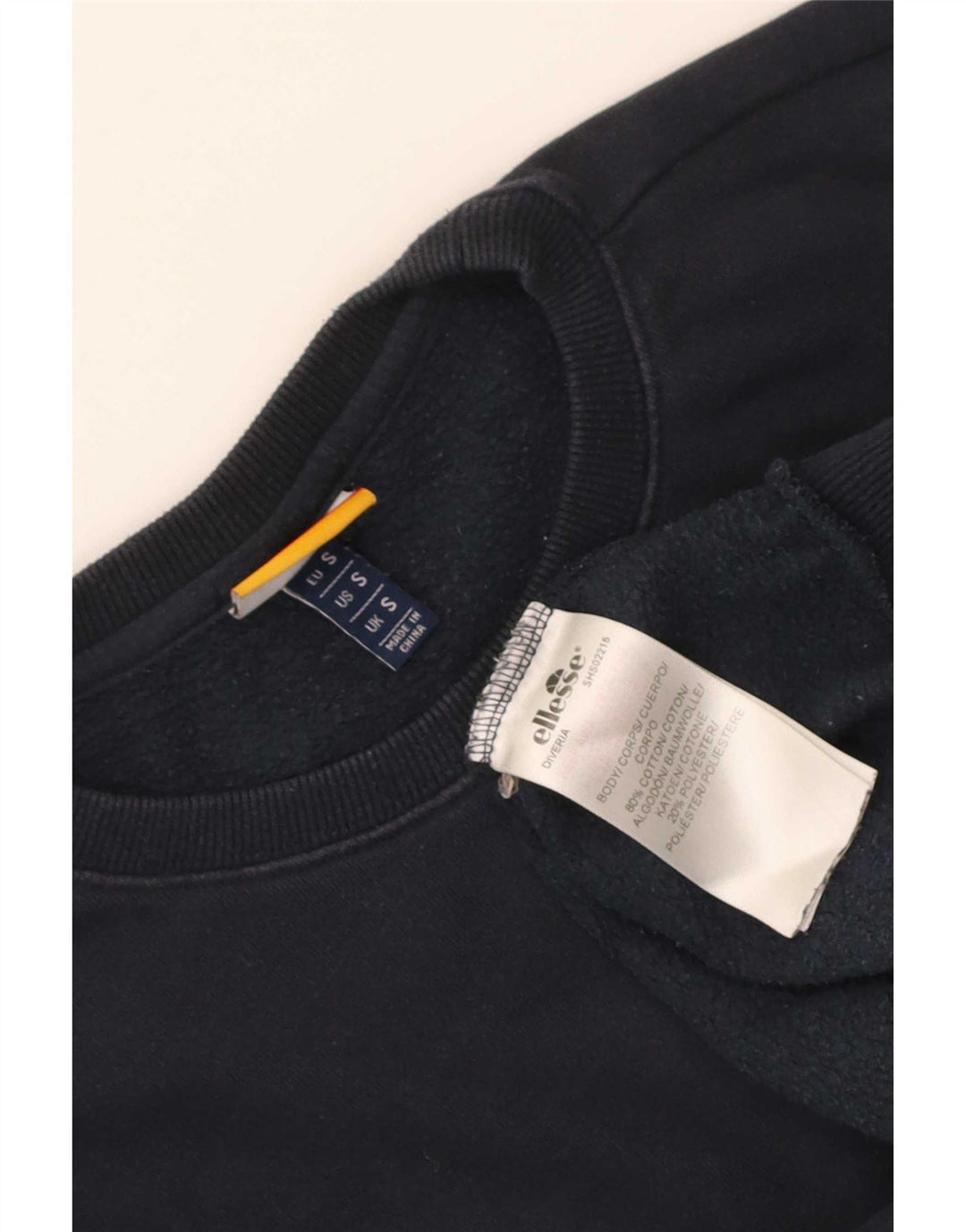 Hanorac pentru bărbați Ellesse Pulover mic, albastru bleumarin, bumbac