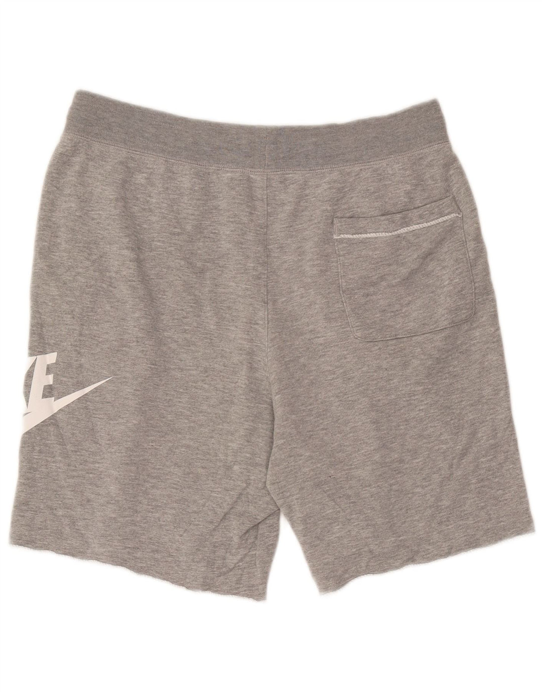 Pantaloni scurți sport grafic Nike pentru bărbați, mari, gri bumbac