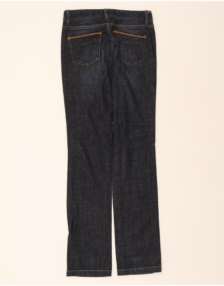 MASSIMO DUTTI Womens Regular Fit Straight Jeans W25 L33 Navy Blue Cotton Vintage Massimo Dutti and Second-Hand Massimo Dutti from Messina Hembry 