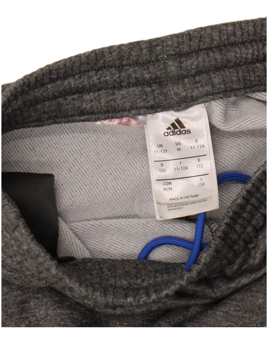 Pantaloni de trening Adidas baieti Joggeri 11-12 ani poliester gri