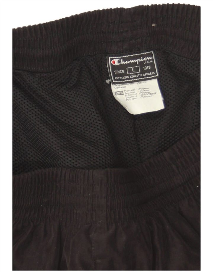 Pantaloni de trening cargo pentru bărbați Champion, mari, negru, poliester