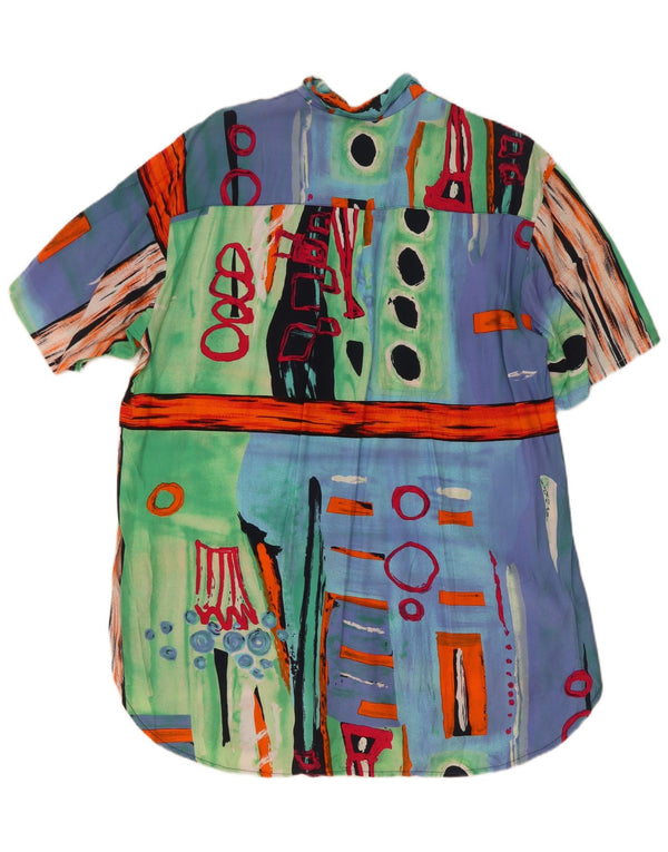 Primavera Firenze Rochie cămașă cu mânecă scurtă pentru femei US 4 Small Multicolor