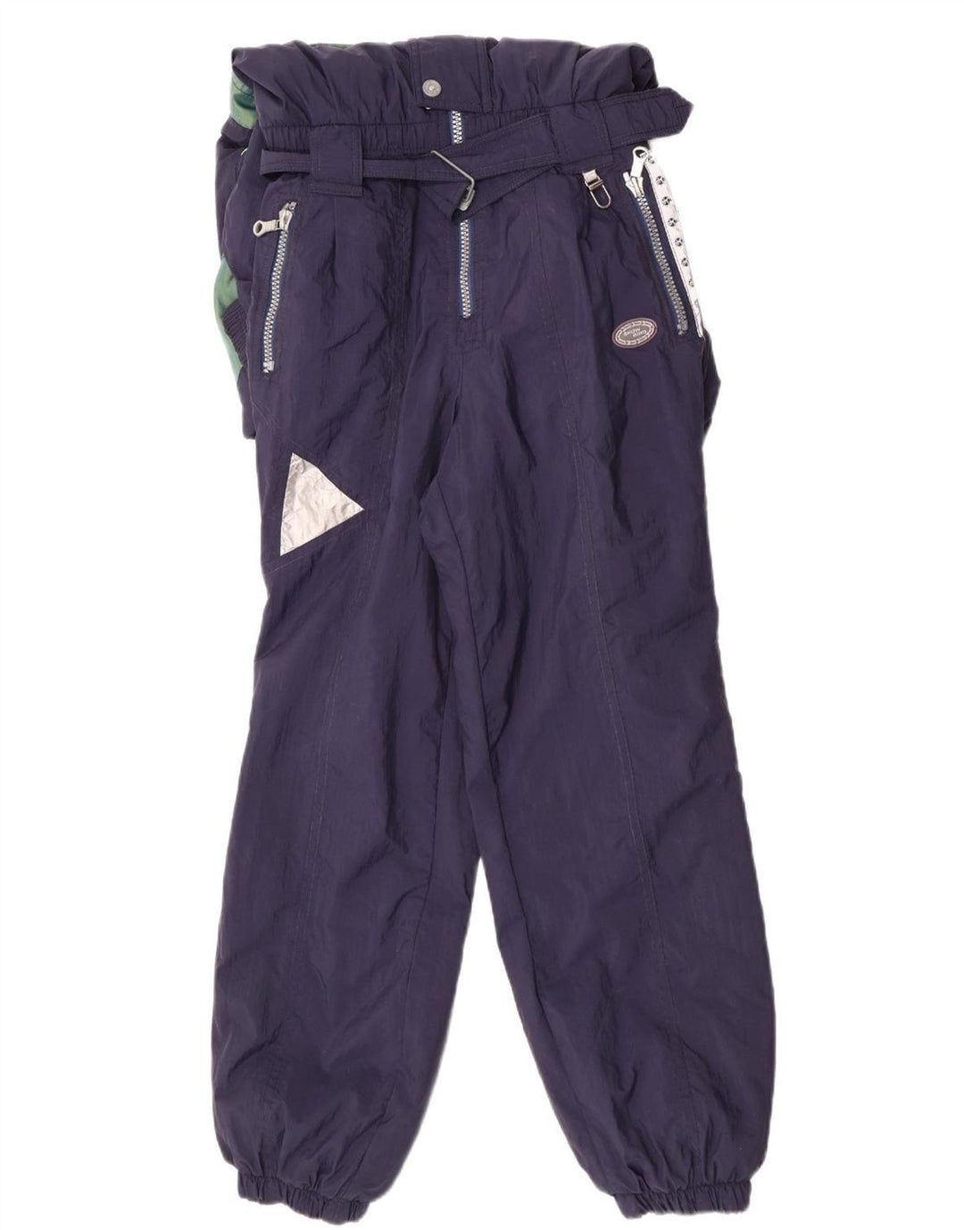Salopetă de schi vintage pentru bărbați IT 48 Medium Bleumarin Poliamidă color bloc