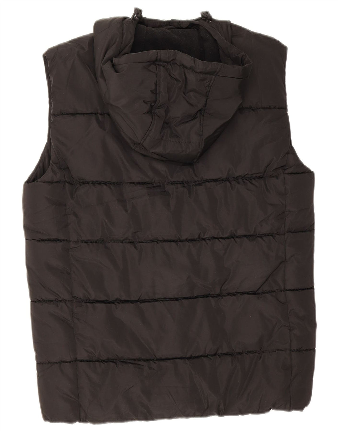 Gilet căptușit cu glugă Superdry pentru bărbați UK 36 Poliester negru mic