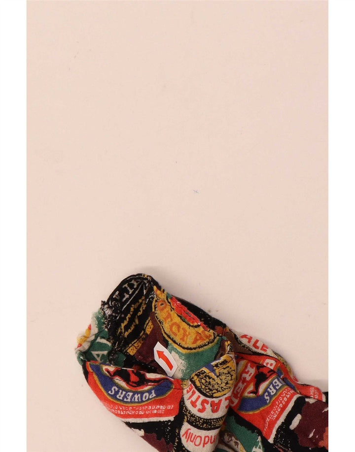 Cămașă Vintage pentru bărbați cu model abstract XL, viscoză multicoloră