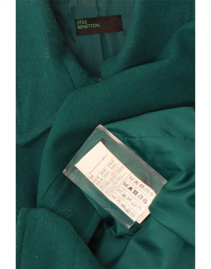 Pardesiu pentru femei Benetton UK 6 XS Lână verde
