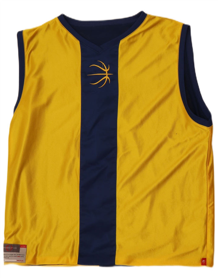 Mazine Mens Vest Top XL Galben Poliester Colorblock