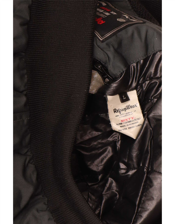 Jachetă Bomber pentru bărbați Refrigiwear UK 40, mare, gri din poliamidă