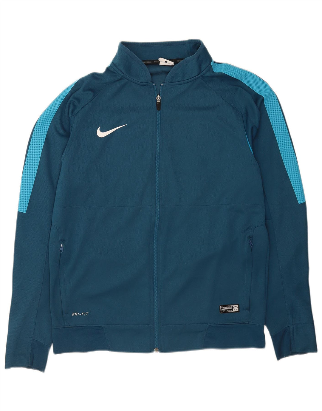 Jachetă de top pentru trening Nike Dri Fit pentru bărbați, mare, albastru, din poliester