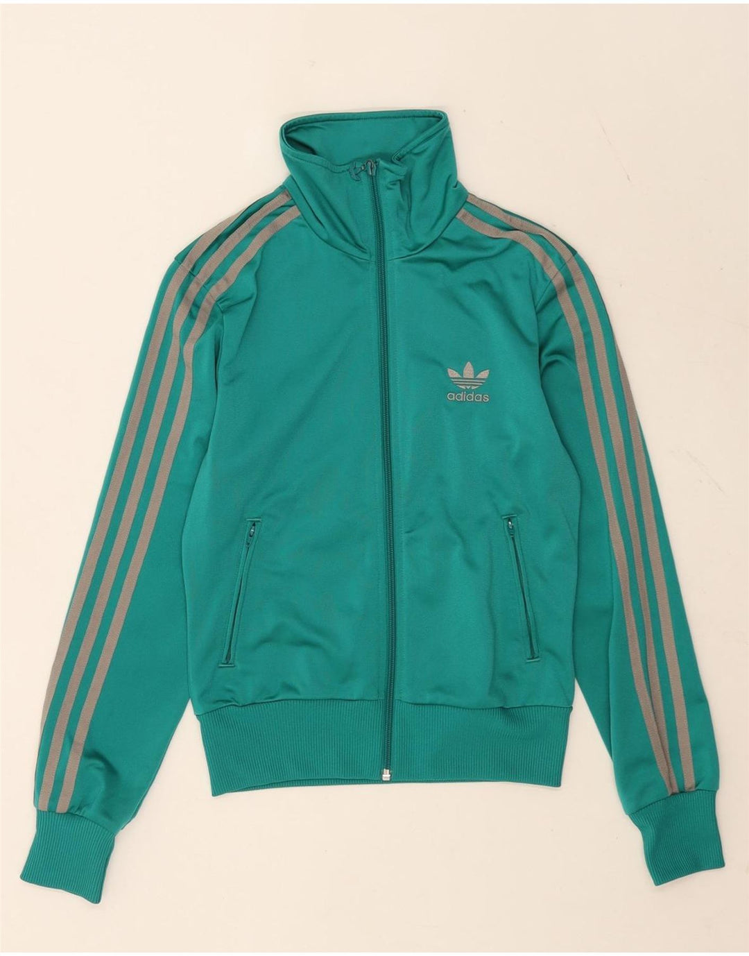 Jachetă de top pentru trening 3D Arc pentru femei Adidas EU 34 XS Poliester turcoaz