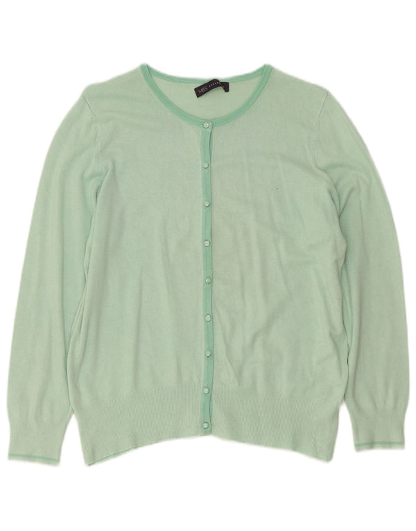 Pulover cardigan pentru femei Marks & Spencer UK 16 mare, verde, viscoză