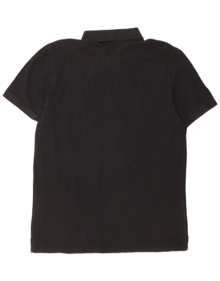 Tricou polo pentru bărbați Mustang, bumbac negru mare
