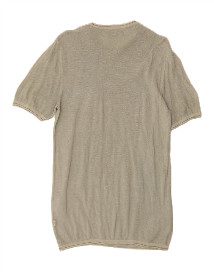 LIU JO Mens T-Shirt Top Medium Grey Cotton Vintage Liu Jo and Second-Hand Liu Jo from Messina Hembry 