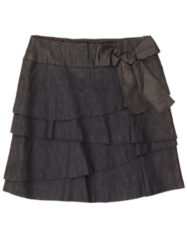 Max & Co. Fusta mini pentru femei UK 12 Medium W32 Bumbac bleumarin