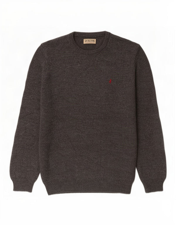 Pulover Marlboro Classics pentru bărbați, cu gât crew, 2XL, gri acrilic