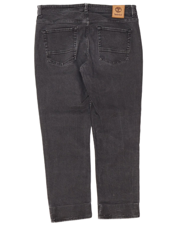 Blugi drepti pentru bărbați Timberland W35 L29 bumbac negru