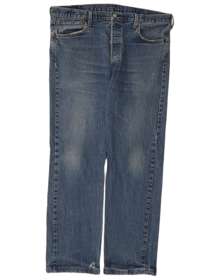Blugi drepti pentru bărbați Levi's 501 W36 L30 Bumbac albastru