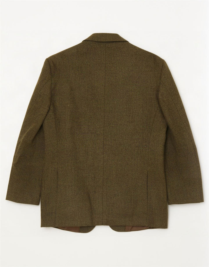 Jachetă Blazer Bărbați Duca Visconti 3 Nasturi IT 48 Medium Kaki Lână