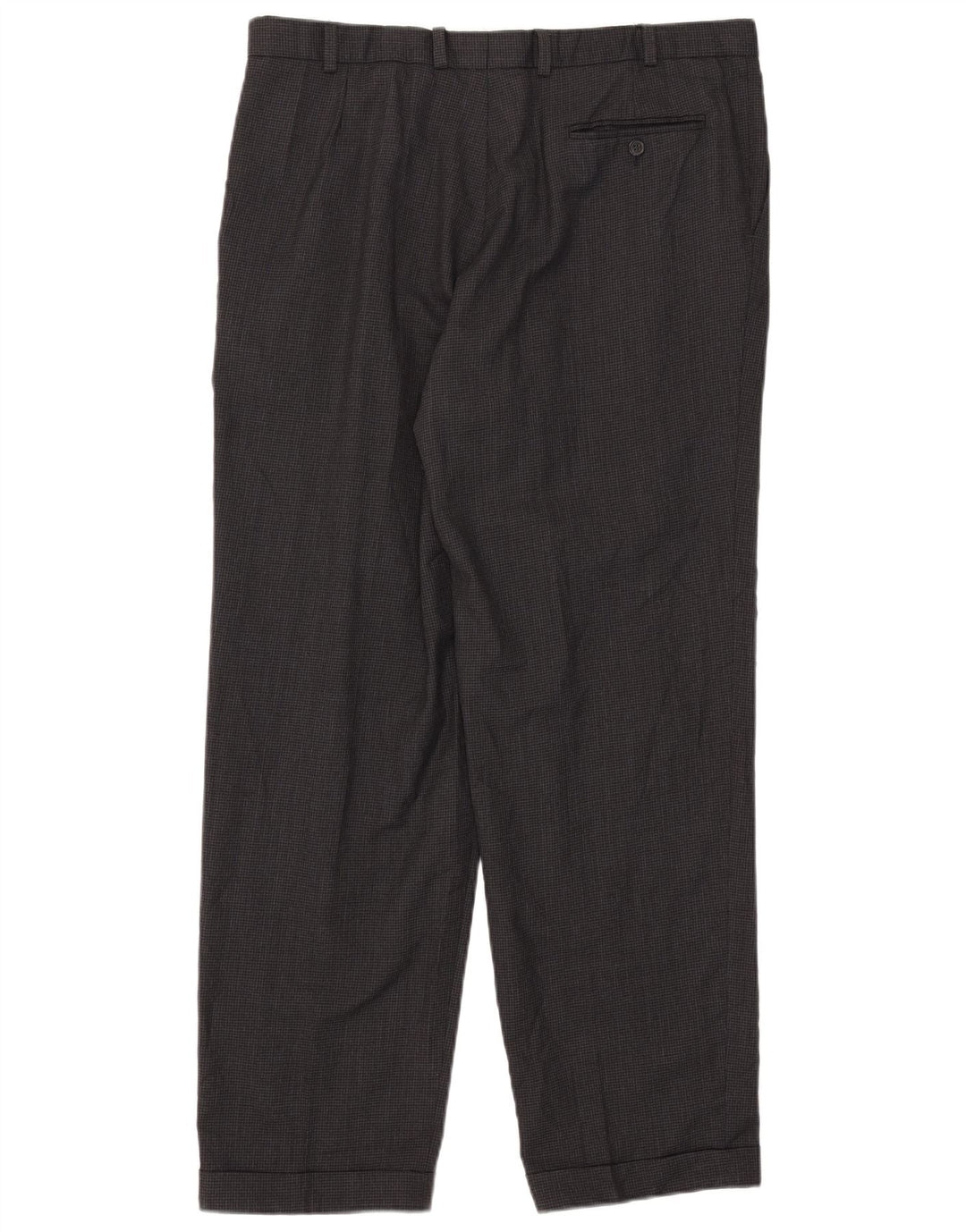 Pantaloni de costum pentru bărbați Marks & Spencer L38 L31 gri Houndstooth