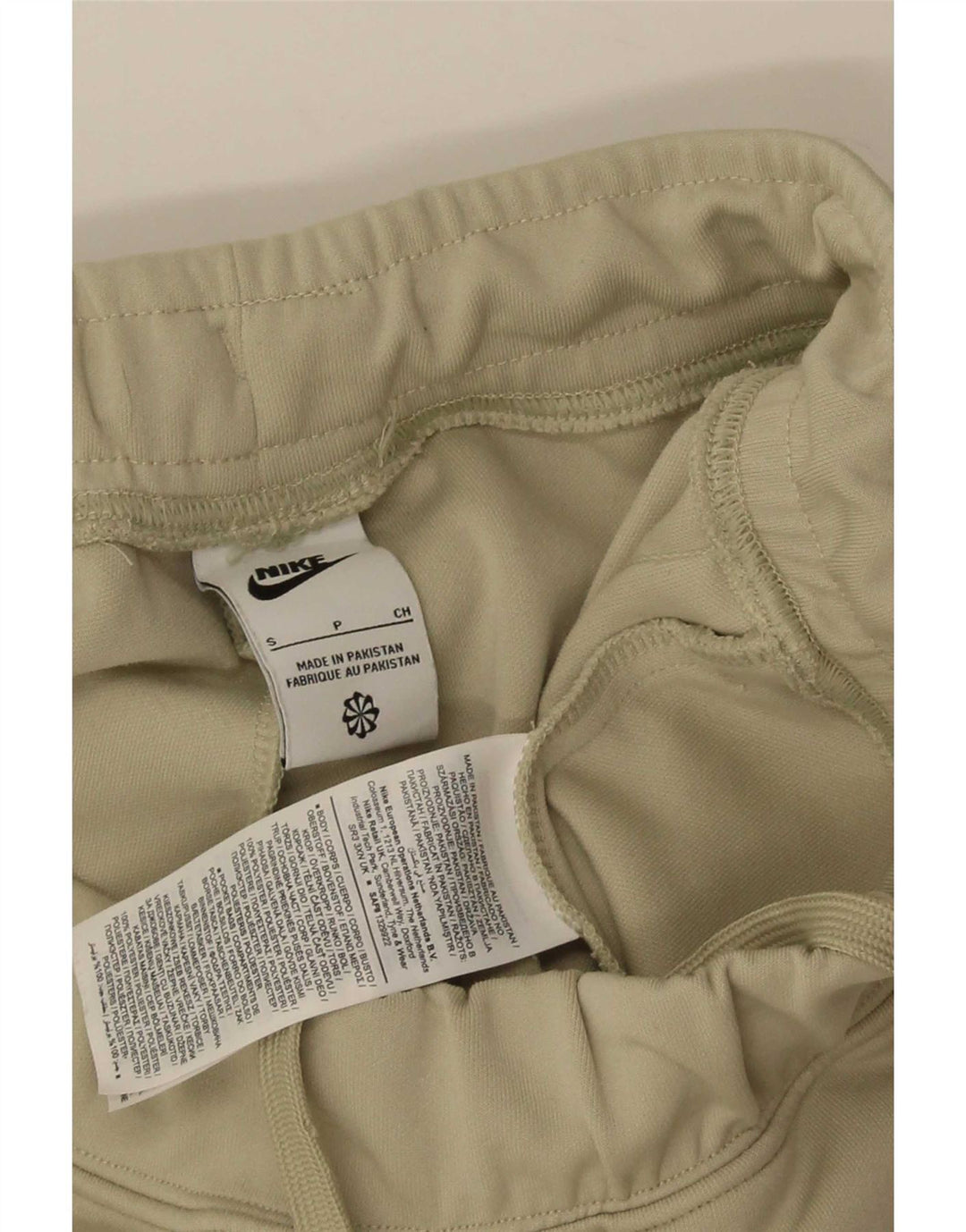 Pantaloni de trening pentru bărbați Nike Pantaloni de jogging Mici Bej Poliester bloc de culoare
