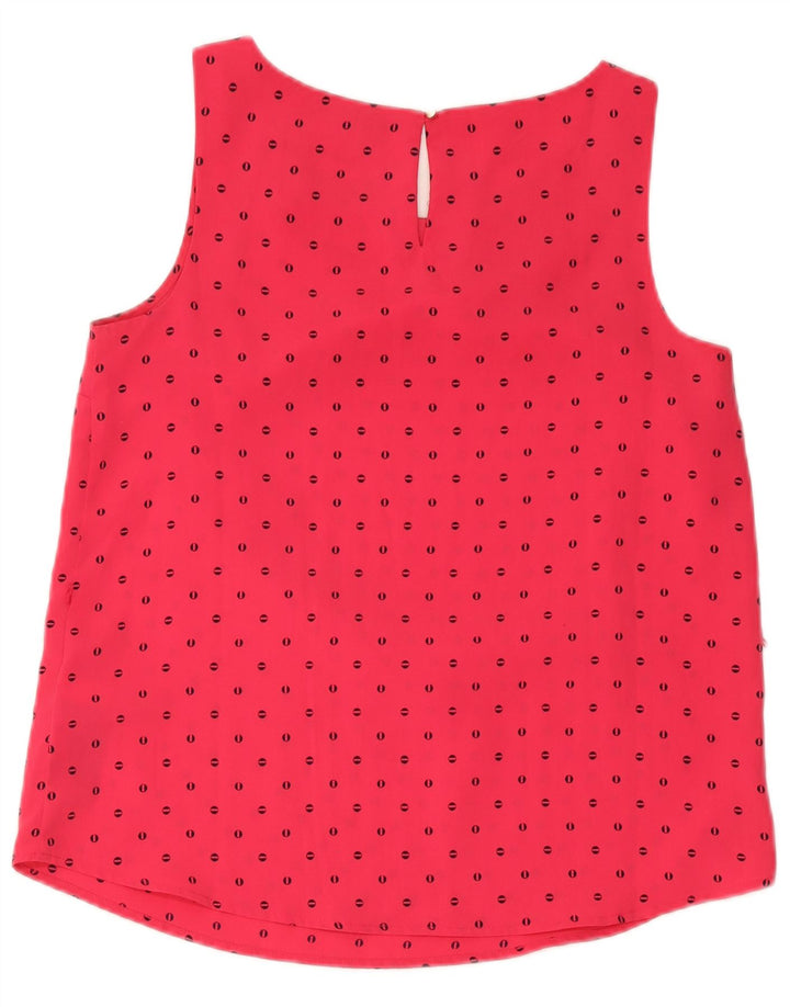 Bluză fără mâneci pentru femei Tommy Hilfiger UK 14 Medium Red Spotted