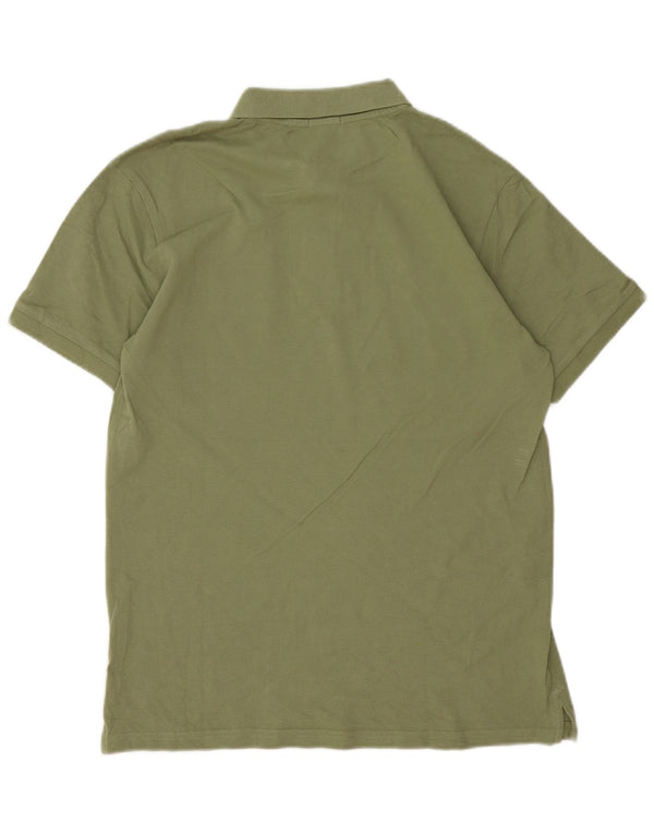 Rifle Mens Polo Shirt Large Green Cotton