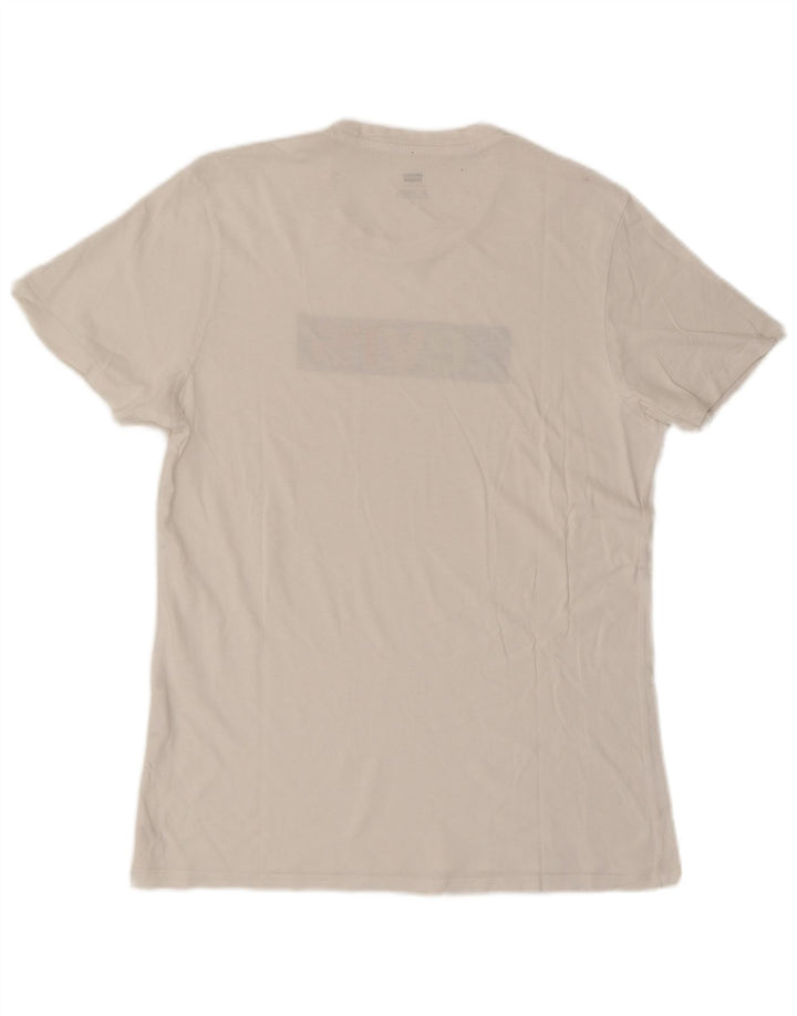 Tricou grafic pentru bărbați Levi's Top Large White