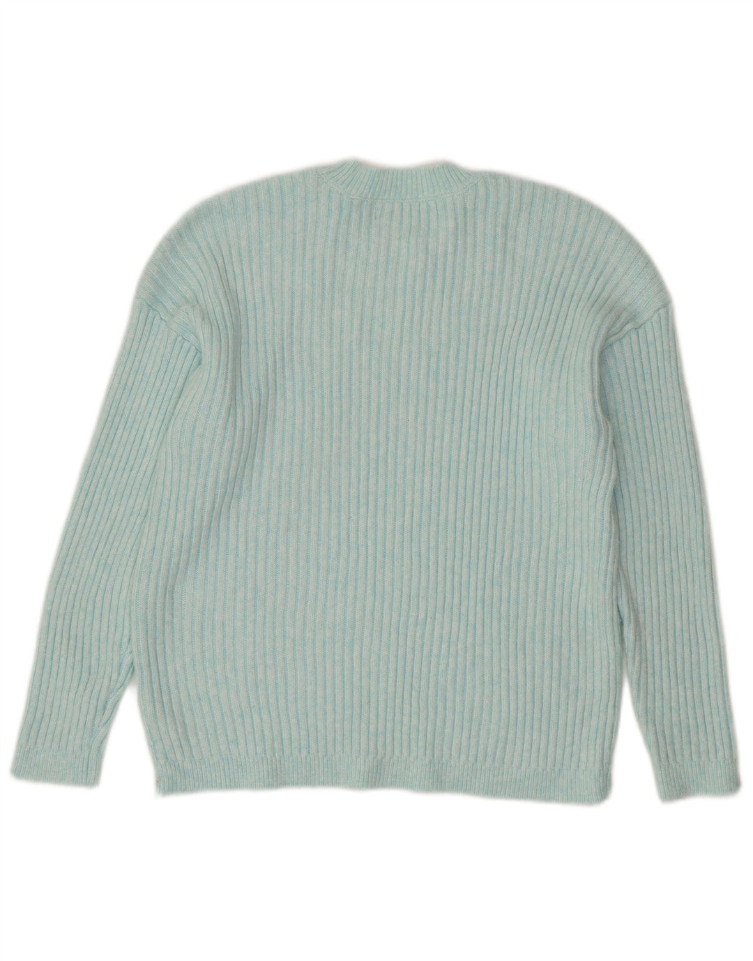 MARKS & SPENCER Pulover pentru femei cu decolteu rotund UK 16 Poliester albastru mare