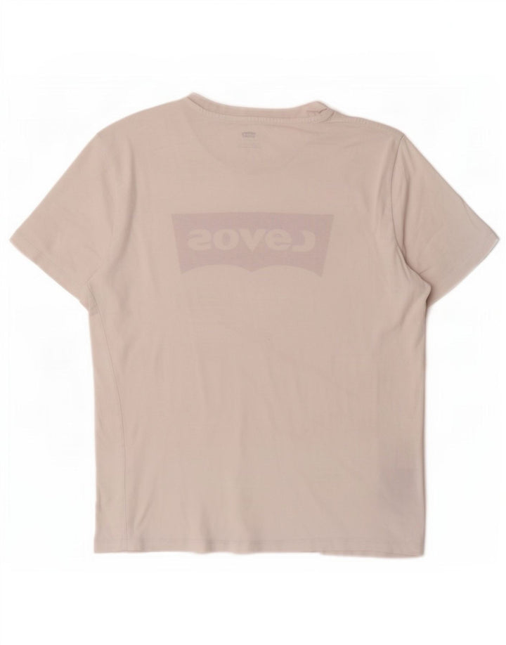 Tricou grafic Levi's pentru femei Top UK 14 Medium White Bumbac