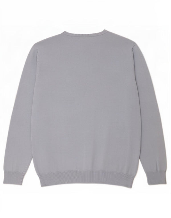 Pulover pentru bărbați French Connection, cu gât de barcă, XL, bumbac, albastru