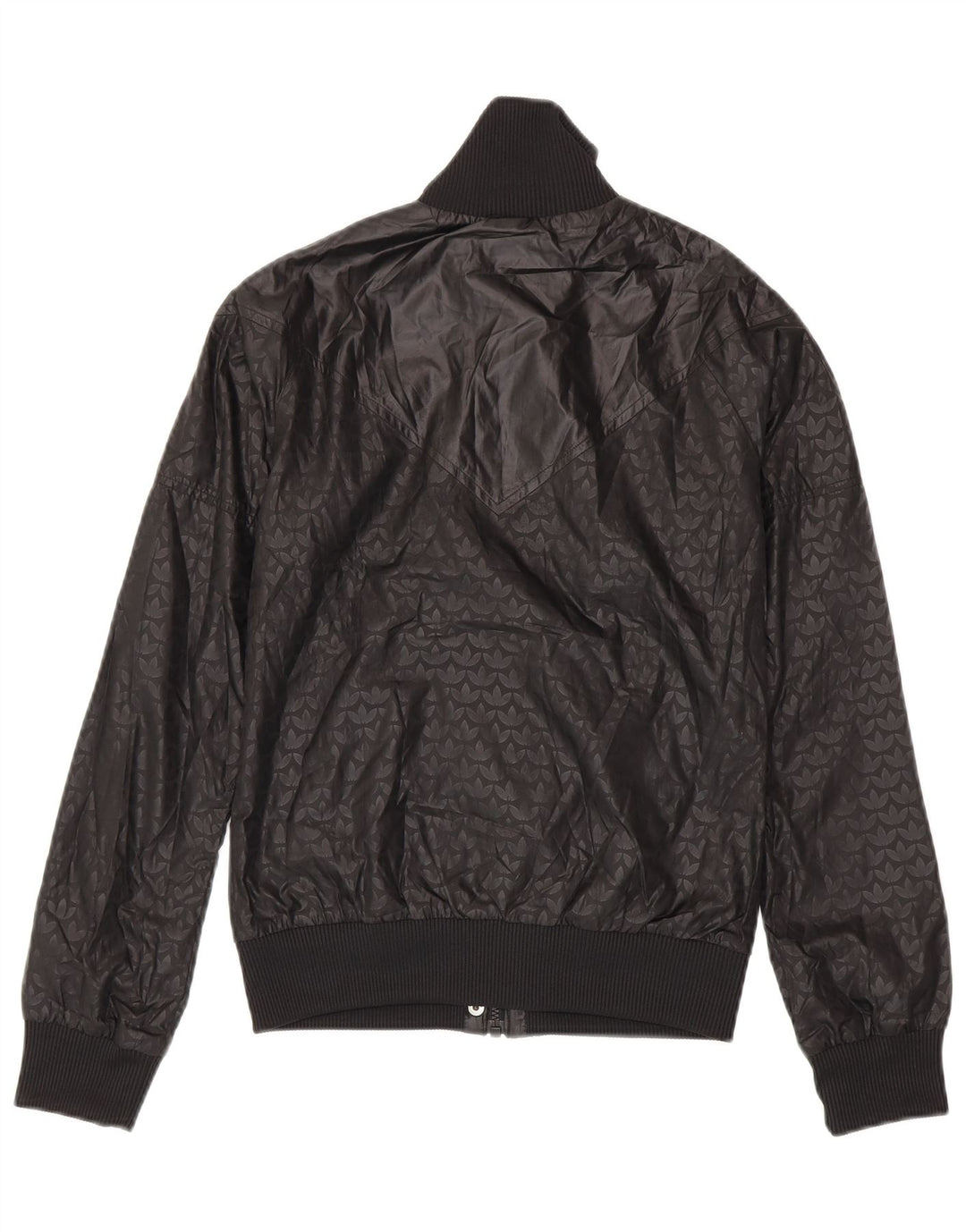 Jachetă de top pentru trening grafic Adidas pentru femei EU 34 XS poliester negru