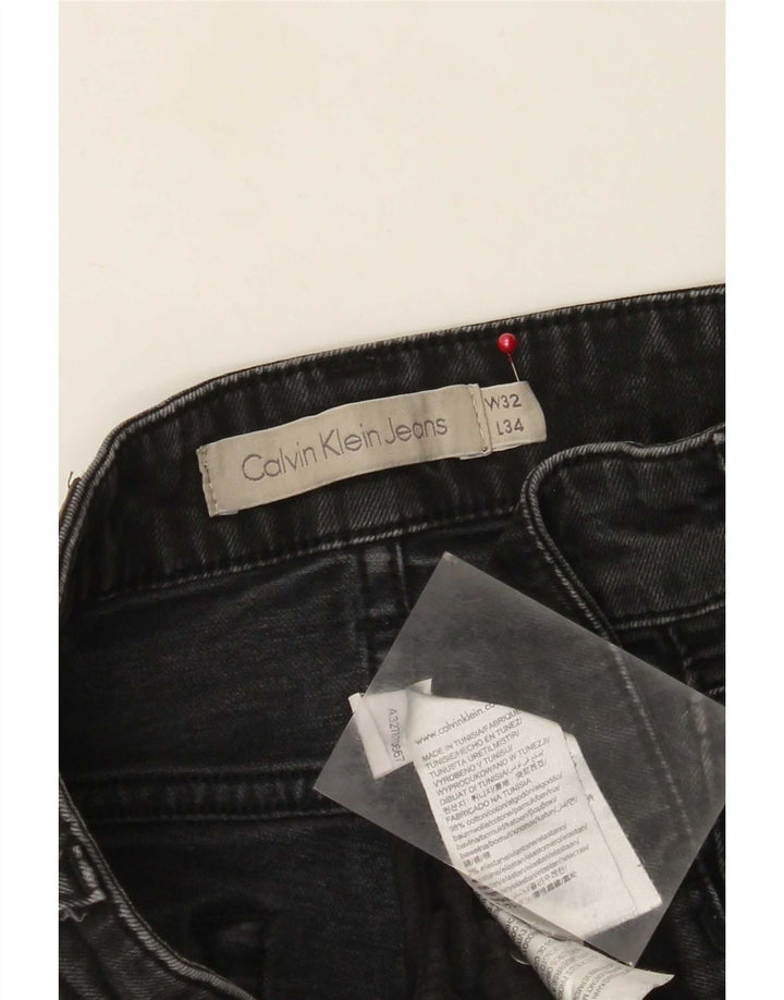 Blugi slim pentru femei Calvin Klein W32 L34 bumbac negru