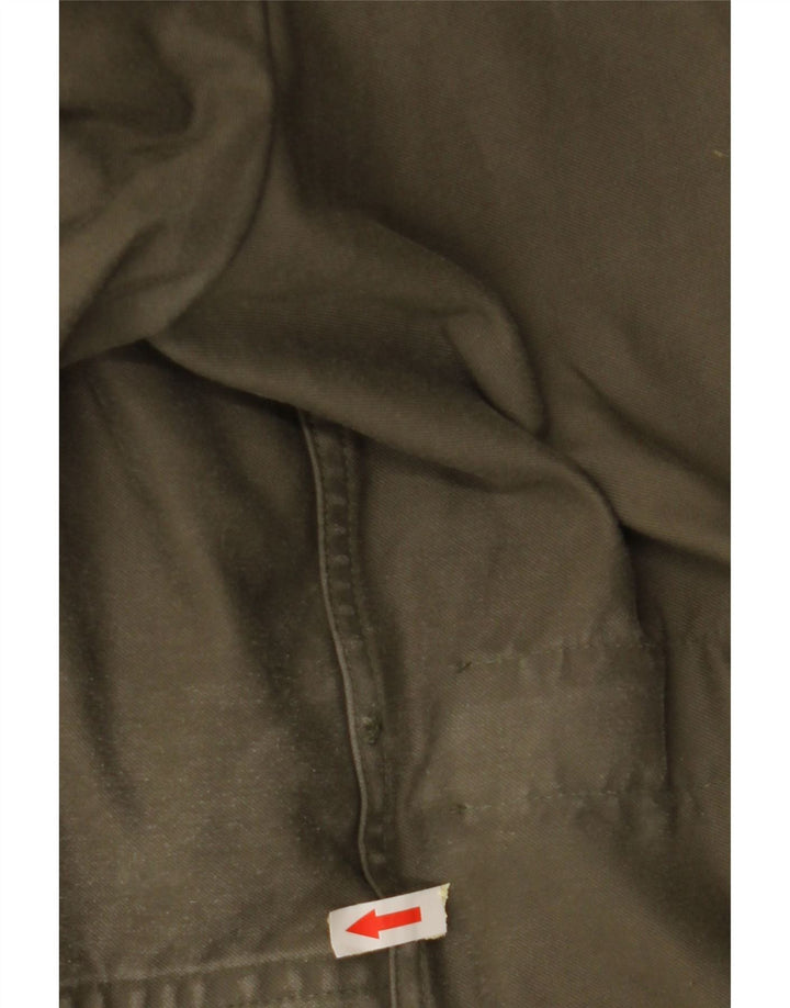 Jachetă parka militară cu glugă pentru bărbați VINTAGE UK 40 mare verde