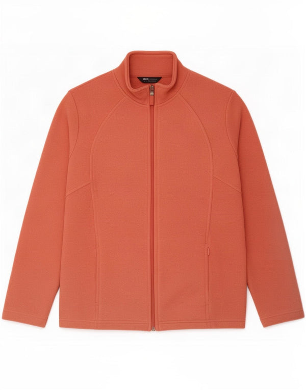 Jachetă fleece supradimensionată pentru femei Marks & Spencer UK 18 XL roz poliester