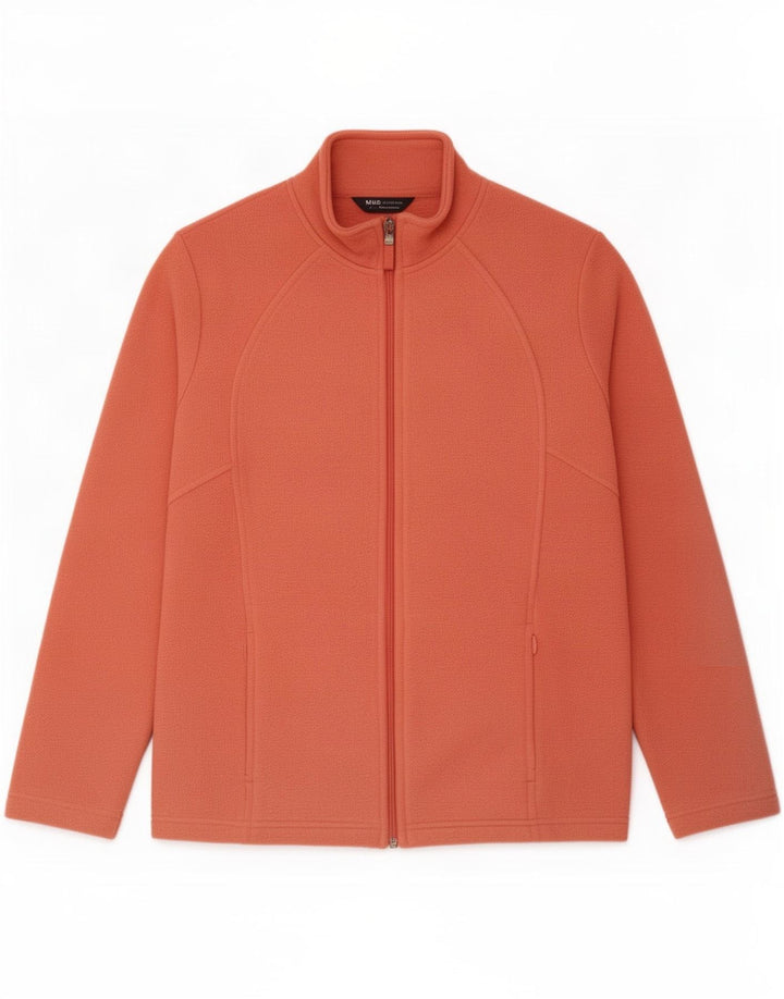 Jachetă fleece supradimensionată pentru femei Marks & Spencer UK 18 XL roz poliester