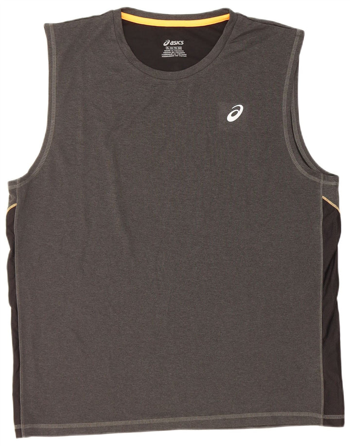 Vest Asics pentru bărbați, XL, gri, poliester color bloc