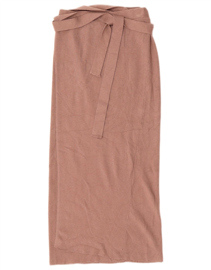 Fusta Wrap Femei Zara Mic W26 Maro