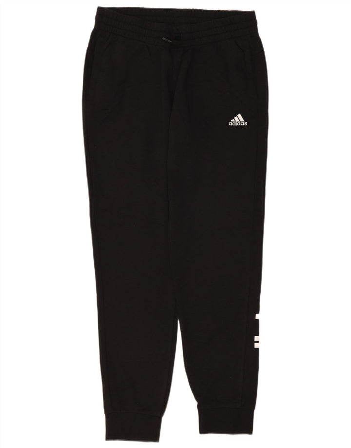 Pantaloni de trening cu grafic pentru femei Adidas Pantaloni de jogging UK 12/14 Medium Black