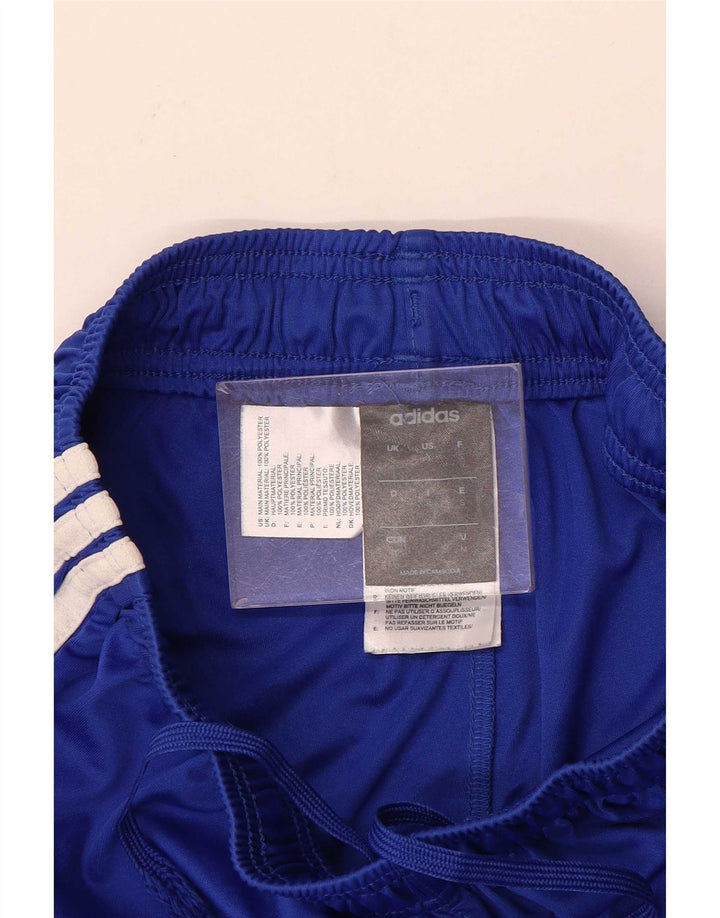 Pantaloni scurți sport pentru bărbați Adidas Climalite, poliester mic, albastru