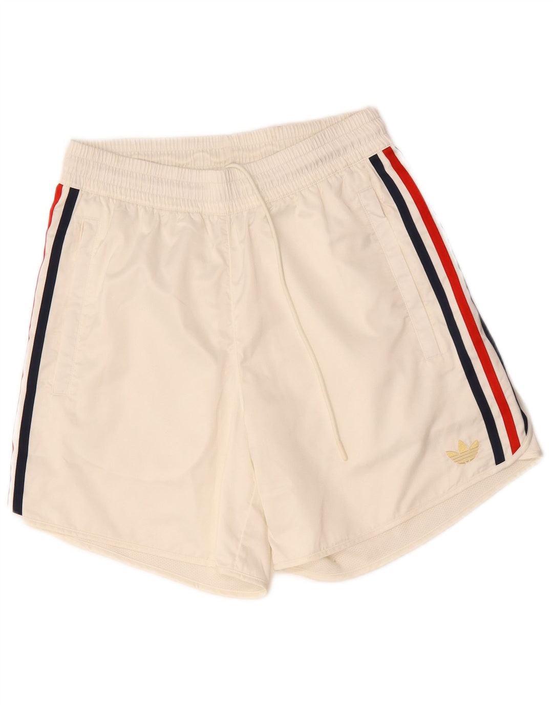 Pantaloni scurți sport pentru bărbați Adidas Mic, alb, poliester