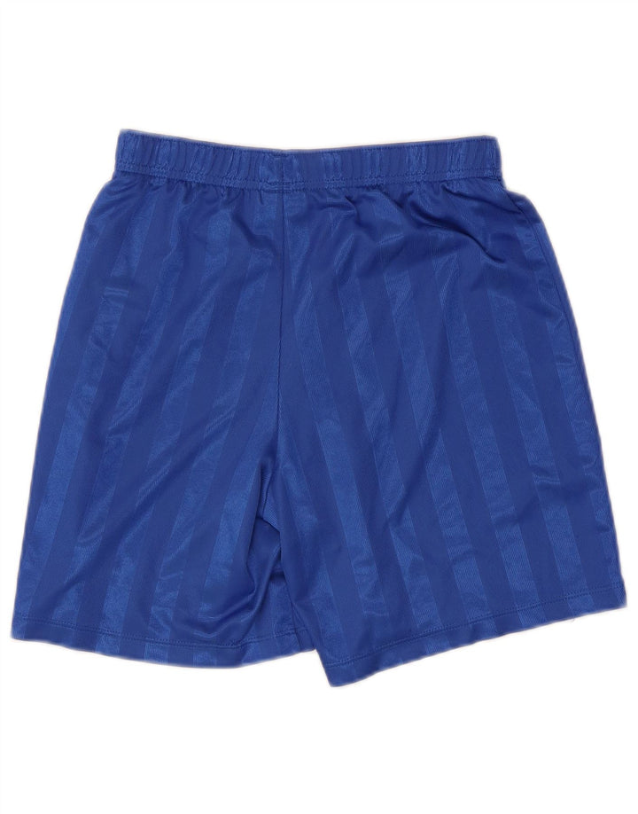 Pantaloni scurți sport Nike Dri Fit pentru băieți 12-13 ani, mari, poliester cu dungi albastre