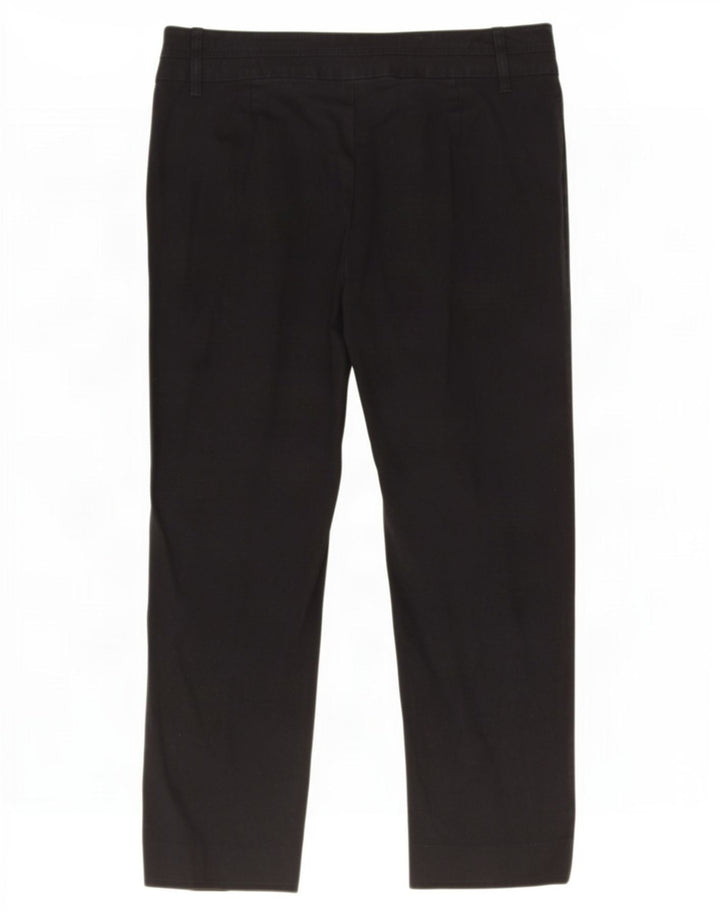 Pantaloni Capri Benetton pentru femei IT 42 Medium W32 L22 Negru
