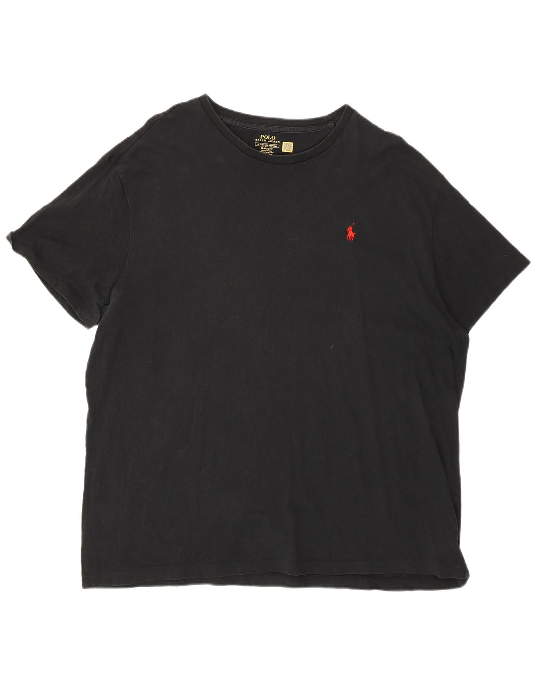 POLO RALPH LAUREN Tricou cu croiala clasică pentru bărbați Top XL Bumbac negru