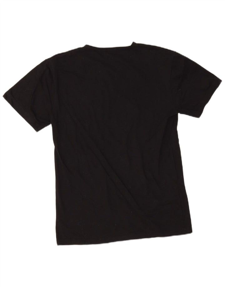 Tricou pentru femei Kappa Top UK 12 Medium Black Bumbac