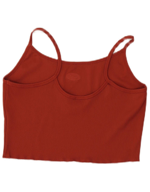 Top crop pentru femei NIKE UK 14, poliester mare maro