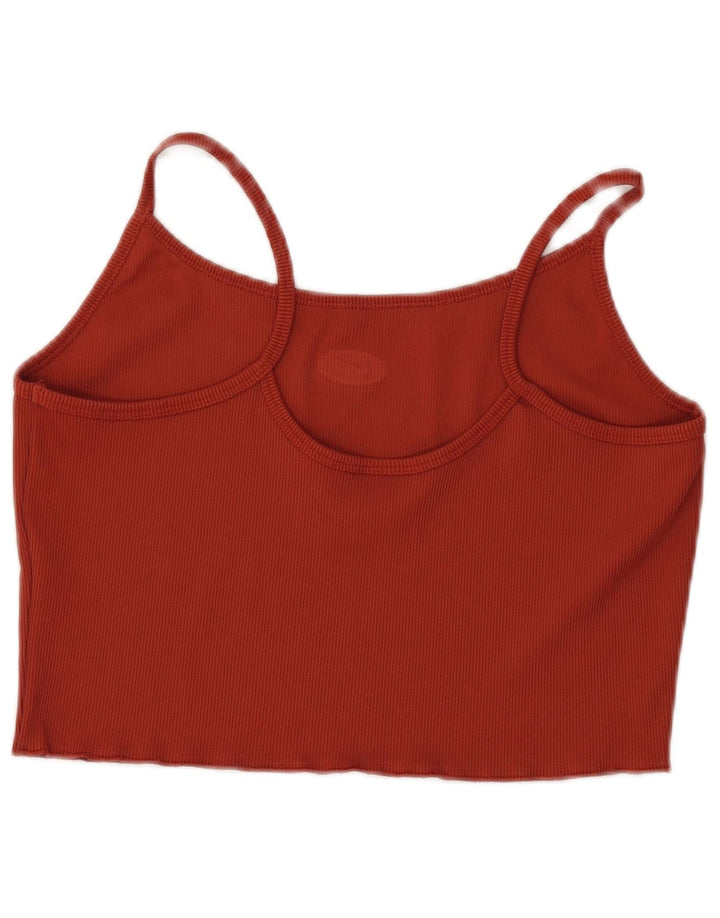 Top crop pentru femei NIKE UK 14, poliester mare maro